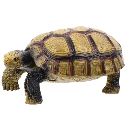 Beaupretty Plastikschildkrötenspielzeug Realistisches Landschildkrötenmodell für Kognitiver Fähigkeiten Lernspielzeug für Schulprojekte und Tiermotive von Beaupretty