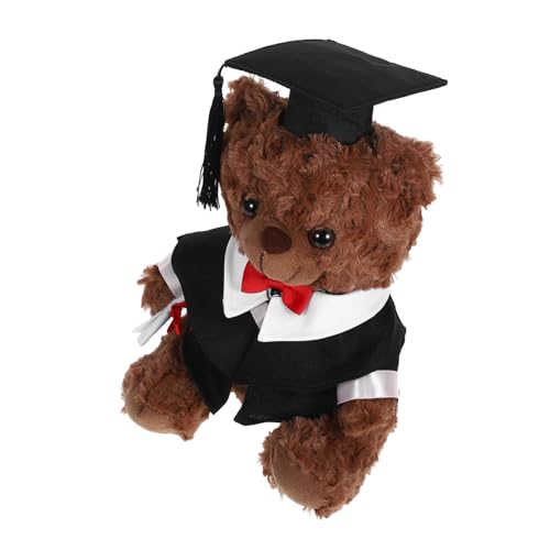 Beaupretty Plüsch Abschlussbär Doktoroutfit Weich Kuscheliges Stofftier für Freunde zur Abschlussfeier Niedlicher Kleiner Graduation Bear Beaupretty Plüsch Abschlussbär Doktoroutfit Weich Kuscheliges Stofftier für Freunde zur Abschlussfeier Niedlicher Kleiner Graduation Bear von Beaupretty