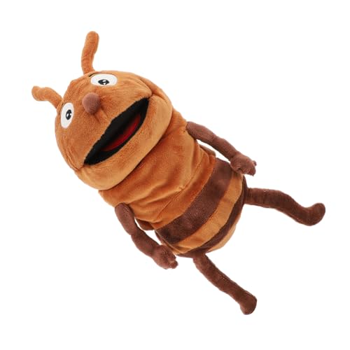 Beaupretty Plüsch Ameisen Handpuppe Pädagogische Handpuppe für Interaktives Geschichtenerzählen Fördert Kommunikation und Fantasie für Eltern Junge Mädchen Spiele von Beaupretty
