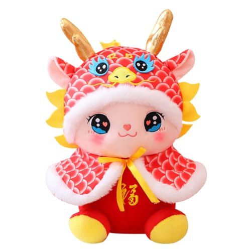 Beaupretty Plüsch Drache Rot Glücksbringer Maskottchen Chinesischer Neujahrs Deko Stofftier Kuscheltier für Familie und Freunde Beaupretty Plüsch Drache Rot Glücksbringer Maskottchen Chinesischer Neujahrs Deko Stofftier Kuscheltier für Familie und Freunde von Beaupretty