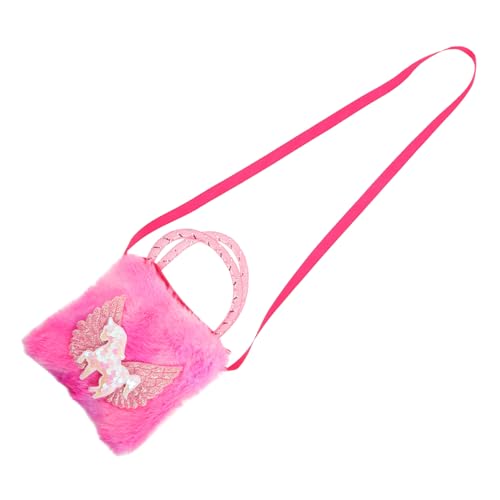 Beaupretty Plüsch Einhorn Umhängetasche Leichtes Handtasche Satchel Für Mädchen Schulreise Alltag Klein Weiches Material Niedliches Design von Beaupretty