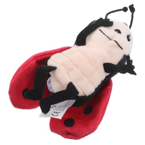 Beaupretty Plüsch Fingerpuppe Marienkäfer Interaktives Lernspielzeug für Kleinkinder Detailreich Verarbeitet Handpuppe für Vorschule Kindergeburtstag und Frühe von Beaupretty