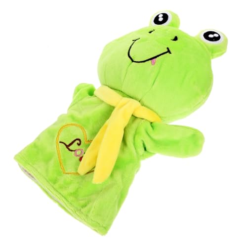 Beaupretty Plüsch Frosch Handpuppe Cartoon Tier Handpuppe Weiches Material Eltern Junge Mädchen Interaktives für Geschichten Erzählen und Rollenspiele Beaupretty Plüsch Frosch Handpuppe Cartoon Tier Handpuppe Weiches Material Eltern Junge Mädchen Interaktives für Geschichten Erzählen und Rollenspiele von Beaupretty