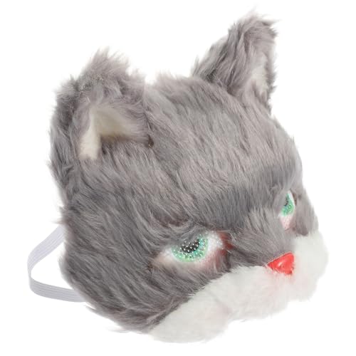 Beaupretty Plüsch Katzenmaske Halbgesichts Maske mit Elastikband Atmungsaktiv für Halloween Karneval Kostüm Party Cosplay Damen und Vielseitiges Tiermasken Beaupretty Plüsch Katzenmaske Halbgesichts Maske mit Elastikband Atmungsaktiv für Halloween Karneval Kostüm Party Cosplay Damen und Vielseitiges Tiermasken von Beaupretty