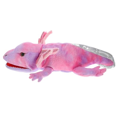Beaupretty Plüsch Salamander Handpuppe für Weiche Stofftier Handspielpuppe Fördert Hand Augen Koordination und Kreatives Geschichtenerzählen Pädagogisches von Beaupretty