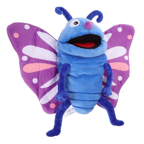 Beaupretty Plüsch Schmetterling Handpuppe Weiches Stofftier Kreatives Für Erwachsene Interaktives Erzählspielzeug Für Eltern Junge Mädchen Kommunikation von Beaupretty
