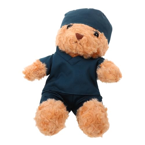 Beaupretty Plüsch Teddybär in Pflegeuniform Kleines Weiches Kuscheltier mit Flexiblen Gliedmaßen Leicht und Tragbar Abschlussgeschenk für Pflege Studenten Geburtstag Weihnachten Andenken Beaupretty Plüsch Teddybär in Pflegeuniform Kleines Weiches Kuscheltier mit Flexiblen Gliedmaßen Leicht und Tragbar Abschlussgeschenk für Pflege Studenten Geburtstag Weihnachten Andenken von Beaupretty