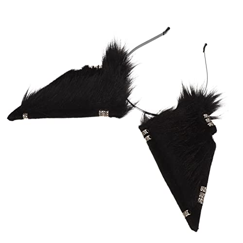 Beaupretty Plüsch Wolfsohren Haarreif mit Dekorativen Ohren Party Kostüm Stirnband für Cosplay Karneval und Fasching Zubehör von Beaupretty