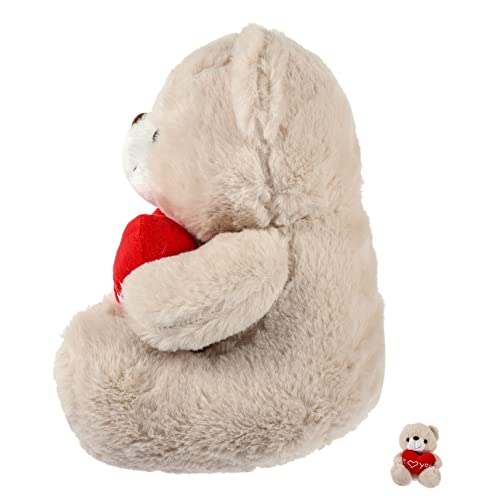 Beaupretty Plüschbär mit Herz Großes Gefülltes Kuscheltier zum Valentinstag Süßes Tierspielzeug für Dekoratives für Jubiläen und Besondere Anlässe Beaupretty Plüschbär mit Herz Großes Gefülltes Kuscheltier zum Valentinstag Süßes Tierspielzeug für Dekoratives für Jubiläen und Besondere Anlässe von Beaupretty