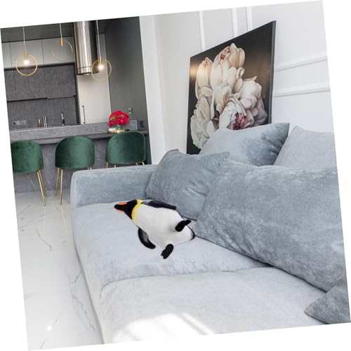 Beaupretty Plüschpinguin Realistisches Kuscheltier Weiches Plüschmaterial Dekoratives Sofa Kissen Fördert Spielerisch Tiererkennung bei Mädchen und Jungen von Beaupretty