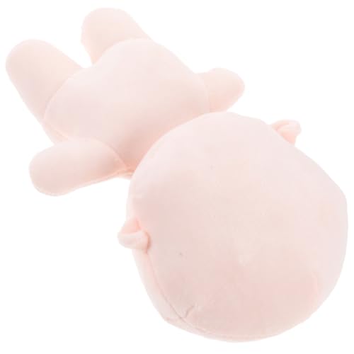 Beaupretty Plüschpuppe mit Skelett Gelenk Glatte Oberfläche Tragbares DIY Stofftier Verschleißfestes Kuscheltier Anziehbare Blanko Humanoide Puppe von Beaupretty