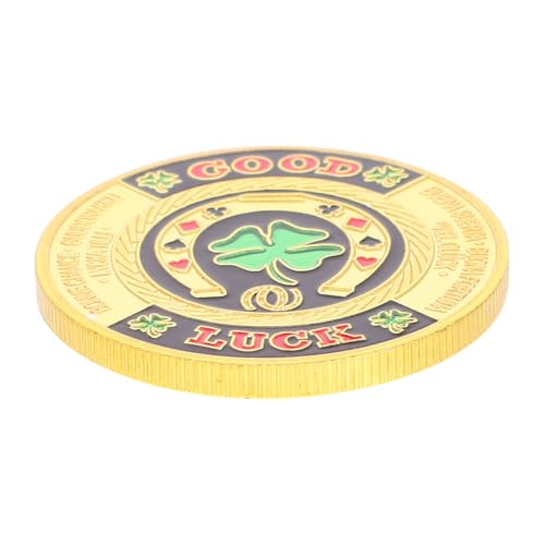 Beaupretty Poker Card Guard aus Dekorativer Coin Souvenir Schutz für Pokerkarten Poker Zubehör Geschenkidee für Pokerspieler Eckiger Kartenhalter für Holdem Beaupretty Poker Card Guard aus Dekorativer Coin Souvenir Schutz für Pokerkarten Poker Zubehör Geschenkidee für Pokerspieler Eckiger Kartenhalter für Holdem von Beaupretty