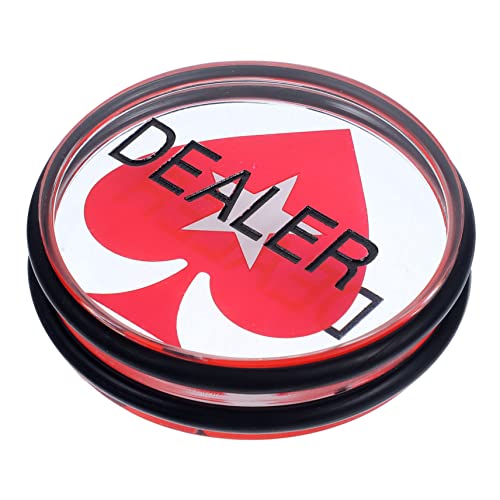Beaupretty Poker Button aus Acryl für Spiele 75mm Große Spielmarker Robuster Pokerzubehör für Pokerabende und Spielpartys Beaupretty Poker Button aus Acryl für Spiele 75mm Große Spielmarker Robuster Pokerzubehör für Pokerabende und Spielpartys von Beaupretty