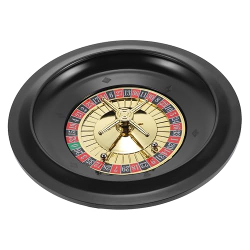 Beaupretty Poker Wheel für Party und Bar Kreatives Kompaktes Russisches Roulette Spiel Stabiles Tischspiel mit Drehbarem Rad Tragbares Zubehör für Festivals und Events von Beaupretty