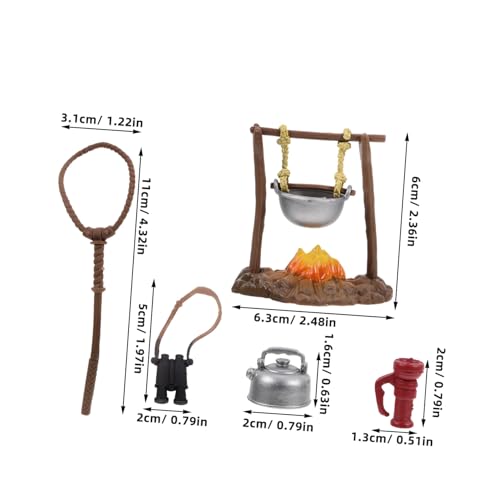 Beaupretty Pretend Camping Outdoor Teiliges Survival Ausrüstungsmodell Leichtes Miniatur Camping für Interaktives Rollenspiel und Beaupretty Pretend Camping Outdoor Teiliges Survival Ausrüstungsmodell Leichtes Miniatur Camping für Interaktives Rollenspiel und von Beaupretty