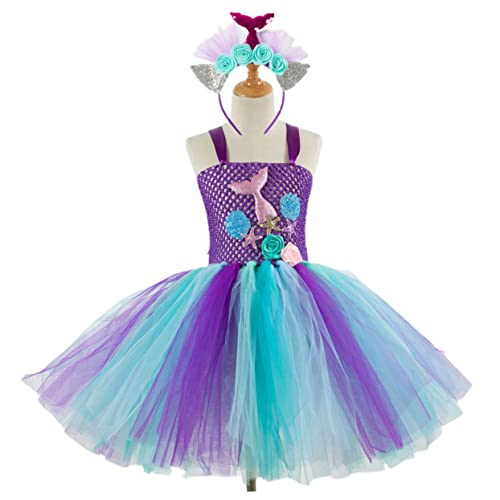 Beaupretty Mädchen Tutu Kleid Im Meerjungfrauen-stil Cosplay-kostüm Für Partys Und Geburtstagsfeiern Mit Haaraccessoire Geeignet Für Jahren Sx Beaupretty Mädchen Tutu Kleid Im Meerjungfrauen-stil Cosplay-kostüm Für Partys Und Geburtstagsfeiern Mit Haaraccessoire Geeignet Für Jahren Sx von Beaupretty