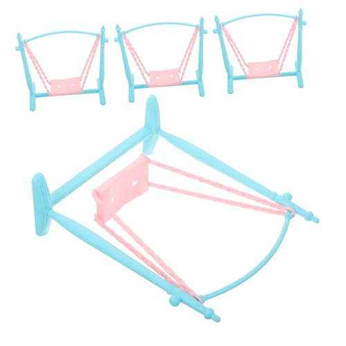 Beaupretty Spielplatz-Spielzeug Mit Schaukel Für Puppen Mini-Haus-zubehör Puppenpark-schaukel Junge Mädchen-Spielplatz-ausrüstung Puppen-sitzmöbel Puppenhausspiel-Sets von Beaupretty