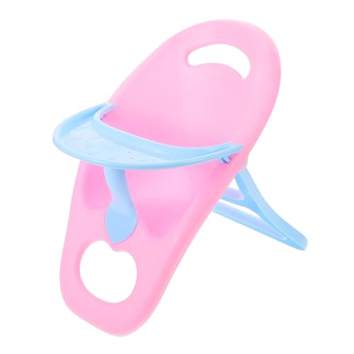 Beaupretty Puppenhochstuhl für Puppen Robuster und Tragbarer Hochstuhl für Babypuppen Einfach zu Montieren und Sicher für Puppenhaus Zubehör für Kreatives Rollenspiel von Beaupretty