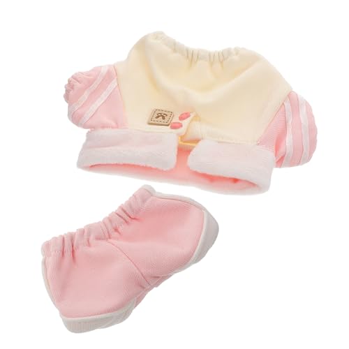 Beaupretty Puppenkleidung Baumwolle Sweatshirt mit Kragen und Hose Vielseitig Tragbar für Sammelpuppen Austauschbar und Tragbar Einzigartiges Outfit für Baumwollpuppen und Plüschtiere Beaupretty Puppenkleidung Baumwolle Sweatshirt mit Kragen und Hose Vielseitig Tragbar für Sammelpuppen Austauschbar und Tragbar Einzigartiges Outfit für Baumwollpuppen und Plüschtiere von Beaupretty