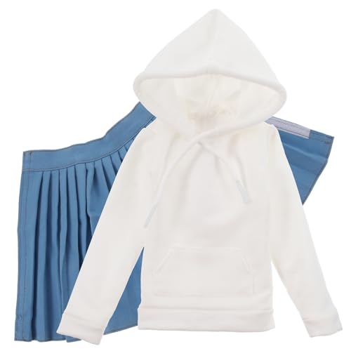 Beaupretty Puppenkleidung Mädchen Doll Outfit mit Weißem Sweatshirt und Blauem Faltenrock Dekoratives Puppen Kleidungsset Leicht Modisch und Einfach Anzuziehen für Puppen spielspaß Beaupretty Puppenkleidung Mädchen Doll Outfit mit Weißem Sweatshirt und Blauem Faltenrock Dekoratives Puppen Kleidungsset Leicht Modisch und Einfach Anzuziehen für Puppen spielspaß von Beaupretty