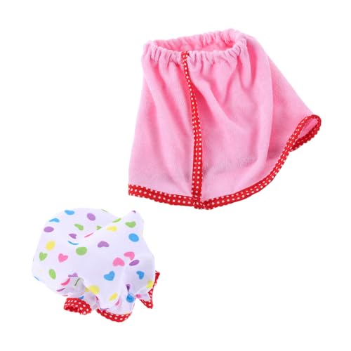 Beaupretty Puppenkleidung Set Badmantel mit Hut Niedliches Doll Accessoires Set für Puppen Stilvolles Puppen Outfit als für Sammler von Beaupretty