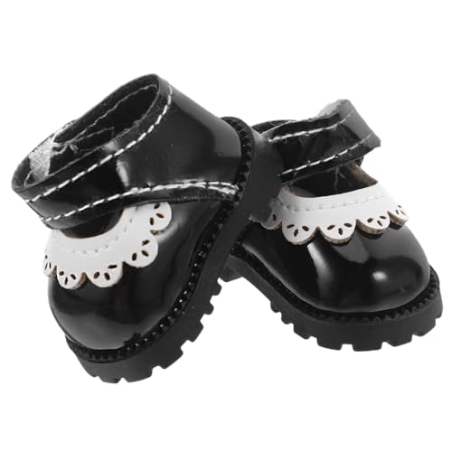 Beaupretty Puppenschuhe Mini PU Kleid Schuhe Kawaii Prinzessin Design Leicht Für Puppen Kostüm Zubehör Schwarz Beaupretty Puppenschuhe Mini PU Kleid Schuhe Kawaii Prinzessin Design Leicht Für Puppen Kostüm Zubehör Schwarz von Beaupretty