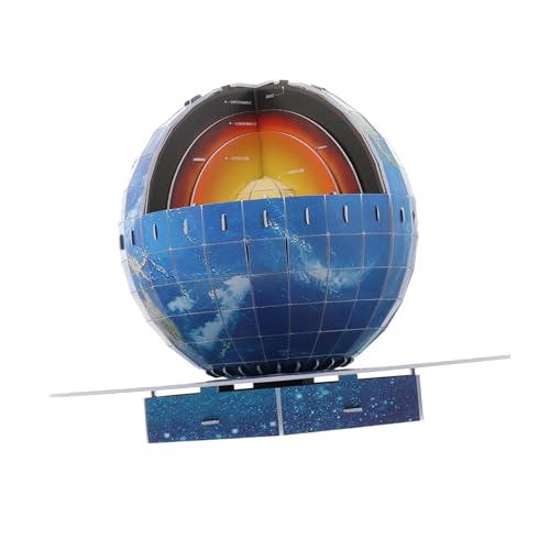 Beaupretty Puzzle DIY Earth Structure Puzzle für Interaktive Raumdekoration für Lernspiele und Kreative Aktivitäten Fördert Hand Auge Koordination und Kommunikation von Beaupretty