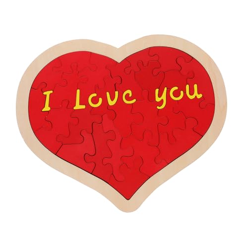 Beaupretty Puzzle Einzigartiges für Hochzeiten und Valentinstag Romantische Deko für Anlässe Kinderfreundliches Kreatives aus Holz für Jubiläen und Feiern von Beaupretty