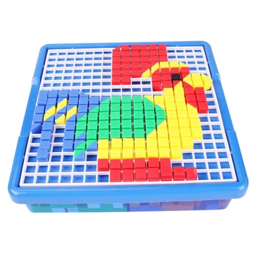 Beaupretty Puzzle aus Kunststoff Frühes Lernspielzeug für Jungen und Mädchen Fördert Kreativität Farbenerkennung und Eltern Junge Mädchen Sicher und Langlebig für Geburtstage und Alltag von Beaupretty