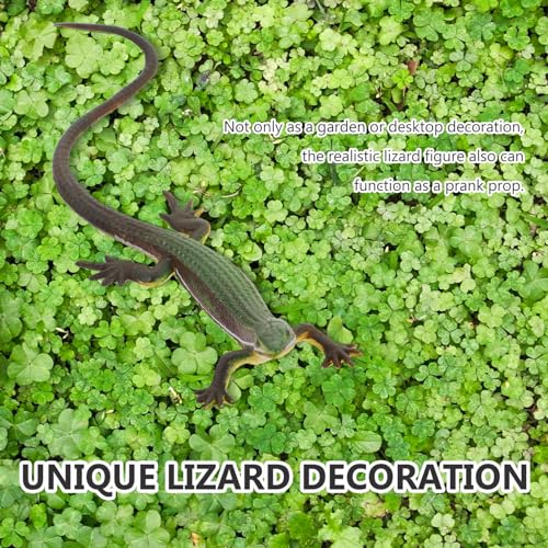 Beaupretty Realistische Eidechsenfigur aus Kunststoff Lernspielzeug für Dekoration für Garten und Bonsai Bewegliche Lebensechte Simulation für Kreative Spielstunden von Beaupretty