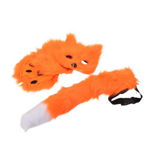 Beaupretty Realistische Fuchsmaske Set mit Handschuhen und Ergonomisch und Komfortabel für Erwachsene Vielseitiges Tierkostüm für Halloween Karneval und Cosplay Partys Beaupretty Realistische Fuchsmaske Set mit Handschuhen und Ergonomisch und Komfortabel für Erwachsene Vielseitiges Tierkostüm für Halloween Karneval und Cosplay Partys von Beaupretty