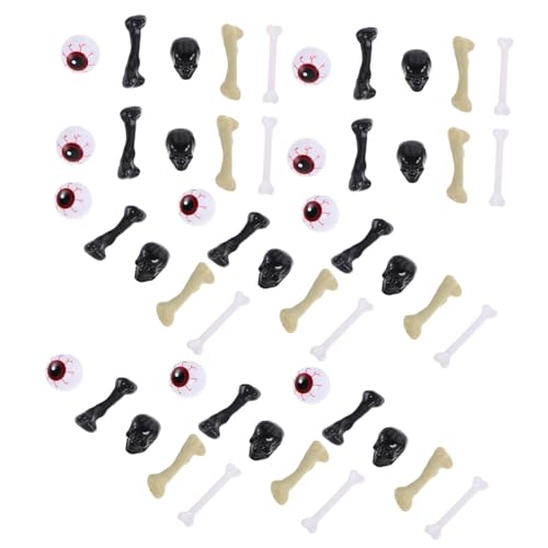 Beaupretty Realistische Halloween Deko mit Knochen Hohle Kunststoff Augen mit Blutadern Rote und Schwarze Schädel für Gruselige Party Basteldekoration Beaupretty Realistische Halloween Deko mit Knochen Hohle Kunststoff Augen mit Blutadern Rote und Schwarze Schädel für Gruselige Party Basteldekoration von Beaupretty