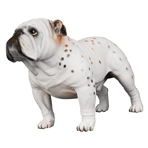 Beaupretty Realistische Kleine Bulldoggen Figur aus Massivem Kunststoff Detailgetreues Hundemodell als Dekoratives Haustier Ornament für Kinderzimmer und Büro Langlebiges Sammelobjekt für von Beaupretty