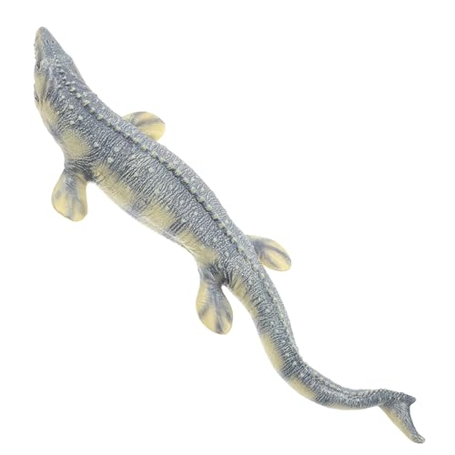 Beaupretty Realistische Mosasaurus Dinosaurier Figur Weiches Detailgetreue Simulation Lebensecht Gestaltetes Meeresreptil Modell Dekorativ für Schreibtisch und Kinderzimmer Pädagogisch von Beaupretty