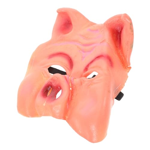Beaupretty Realistische Schweinemaske für Erwachsene Halbgesichtsmaske aus Langlebigem Material Atmungsaktiv und Einzigartiges Design für Halloween und Kostümpartys Geeignet von Beaupretty