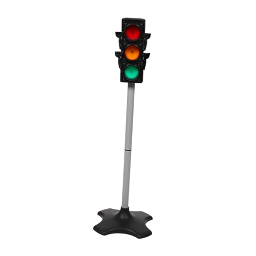 Beaupretty Realistische Verkehrsampel Kunststoff mit Lichtmodi Sicherer Kinderstoppsignal für Klassenzimmer und Frühe Verkehrserziehung Interaktives Lernspielzeug für Junge von Beaupretty