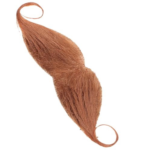 Beaupretty Realistischer Falscher Schnurrbart für Fasching und Party Hautfreundlich und Ergonomisch Weiches Material Einfach Anzubringen für Cosplay Halloween und Bühnenauftritte von Beaupretty