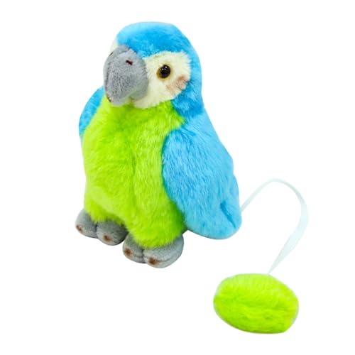 Beaupretty Realistischer Plüsch-sitzender Schulterpapagei Weiches Kuscheltier als Piratenkostüm-Accessoire für Erwachsene Sicherer Sitzender Vogel für Halloween und Cosplay von Beaupretty