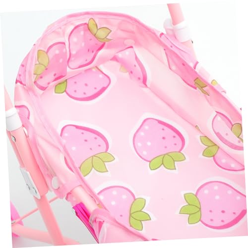 Beaupretty Realistischer Puppenwagen mit Weichem Griff für Einfache Aufbewahrung für Jungen und Mädchen Interaktives Doll Stroller Spiel Eltern Junge Mädchen Beziehung von Beaupretty