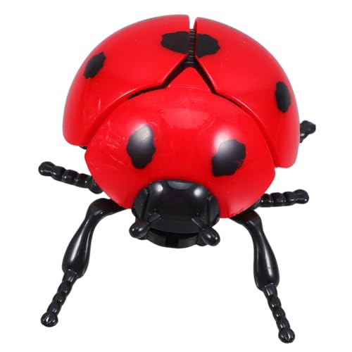 Beaupretty Realistisches Aufziehspielzeug Marienkäfer Mechanisch Krabbelnd Insektenmodell Interaktives Lernspielzeug für Drinnen und Draußen von Beaupretty