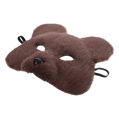 Beaupretty Realistisches Bärenmaske Plüsch Cosplay Maske für Halloween Karneval Tierkostüm Party Zubehör für Jungen Mädchen Beaupretty Realistisches Bärenmaske Plüsch Cosplay Maske für Halloween Karneval Tierkostüm Party Zubehör für Jungen Mädchen von Beaupretty