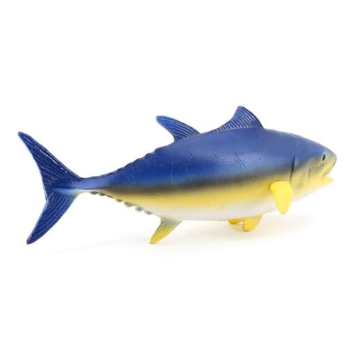 Beaupretty Realistisches Bluefin Thunfisch Fischornament aus Robustem Pädagogisches Kinderspielzeug Wahrnehmung und Fantasie Dekorative Meeresfigur für Kinderzimmer und Spielspaß von Beaupretty
