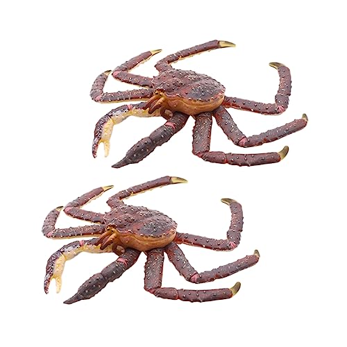 Beaupretty Realistisches Krabbenmodell aus Kunststoff Langlebiges Detailgetreue Meeresbewohner Figur Pädagogisch als Home Decoration und Sammelobjekt von Beaupretty