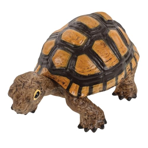 Beaupretty Realistisches Landschildkröten Modell PVC Tierfigur Sicherer Dekorative Kleine Garten Schildkröten Statue Desktop Deko Vielseitig und Interaktiv von Beaupretty