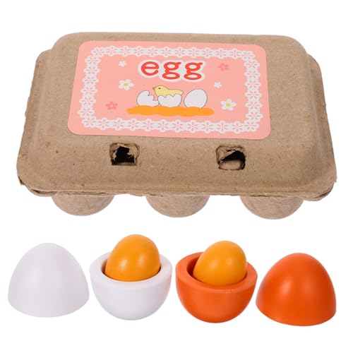 Beaupretty Realistisches Mini Ei aus Gefälschtes Ei für Puppenhaus Dekoration Küchenzubehör für Geeignet für Miniaturküche und Rollenspiele von Beaupretty