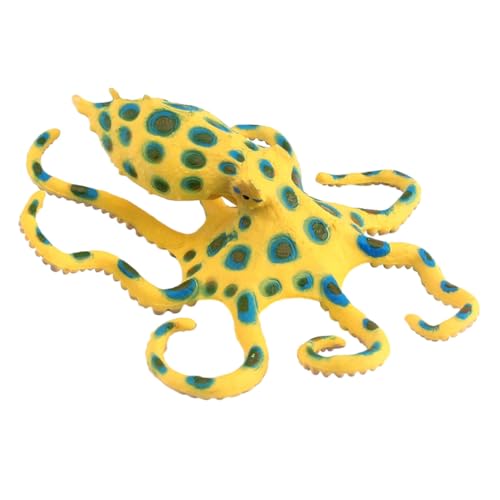 Beaupretty Realistisches Octopus Modell Figur Kunststoff Simulation Meeres Tier Deko Lernspielzeug für Kinderzimmer mit Lebensechter Gestaltung und Lebendigen Farben von Beaupretty