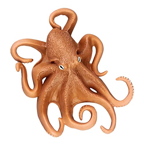 Beaupretty Realistisches Octopus Modell aus Hochwertigem Stehende Dekoration für Haus Büro und Garten Naturgetreue Meeresfigur Leichtes Stabiles Design als und Wohnaccessoire von Beaupretty