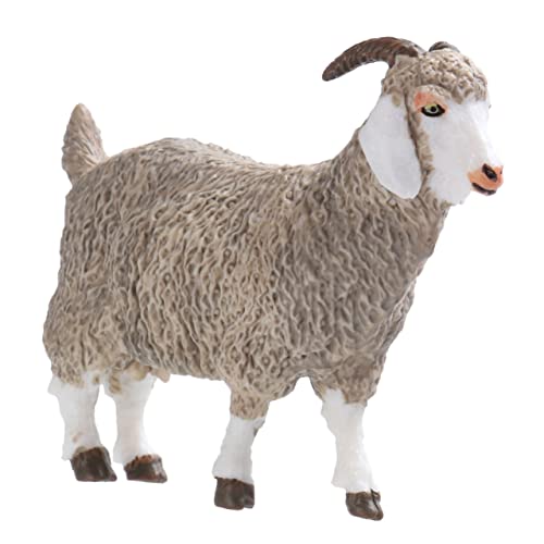 Beaupretty Realistisches Schafmodell Lebensechte Angora Ziege Figur Robuste Wildtierdekoration für Kinderzimmer Kreative Bauernhofszene Umweltfreundlich und Langlebig Beaupretty Realistisches Schafmodell Lebensechte Angora Ziege Figur Robuste Wildtierdekoration für Kinderzimmer Kreative Bauernhofszene Umweltfreundlich und Langlebig von Beaupretty