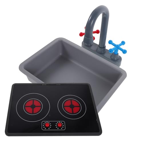 Beaupretty Realistisches Spielküchenzubehör mit Wasserhahn Induktionsherd für Fördert Feinmotorik und Kreatives Rollenspiel mit Licht und Soundeffekten Beaupretty Realistisches Spielküchenzubehör mit Wasserhahn Induktionsherd für Fördert Feinmotorik und Kreatives Rollenspiel mit Licht und Soundeffekten von Beaupretty