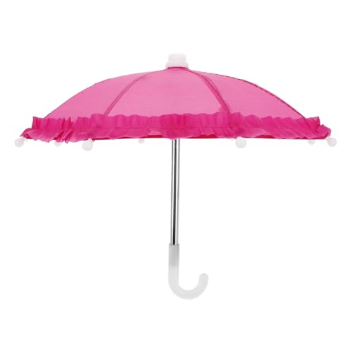 Beaupretty Regenschirm für Puppen Niedlicher Zubehörartikel für Puppenhäuser Sommer Regenschirm für Amerikanische Mädchenpuppen Kreatives für Fantasievolles Rollenspiel von Beaupretty